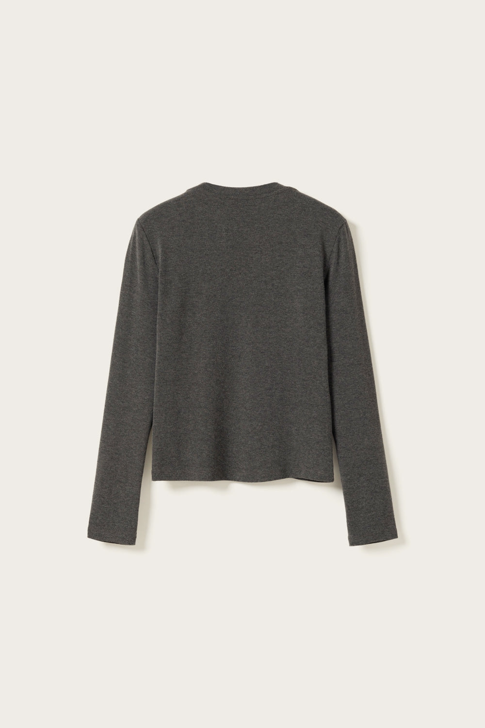 Lidie LS Top Dark Grey Melange