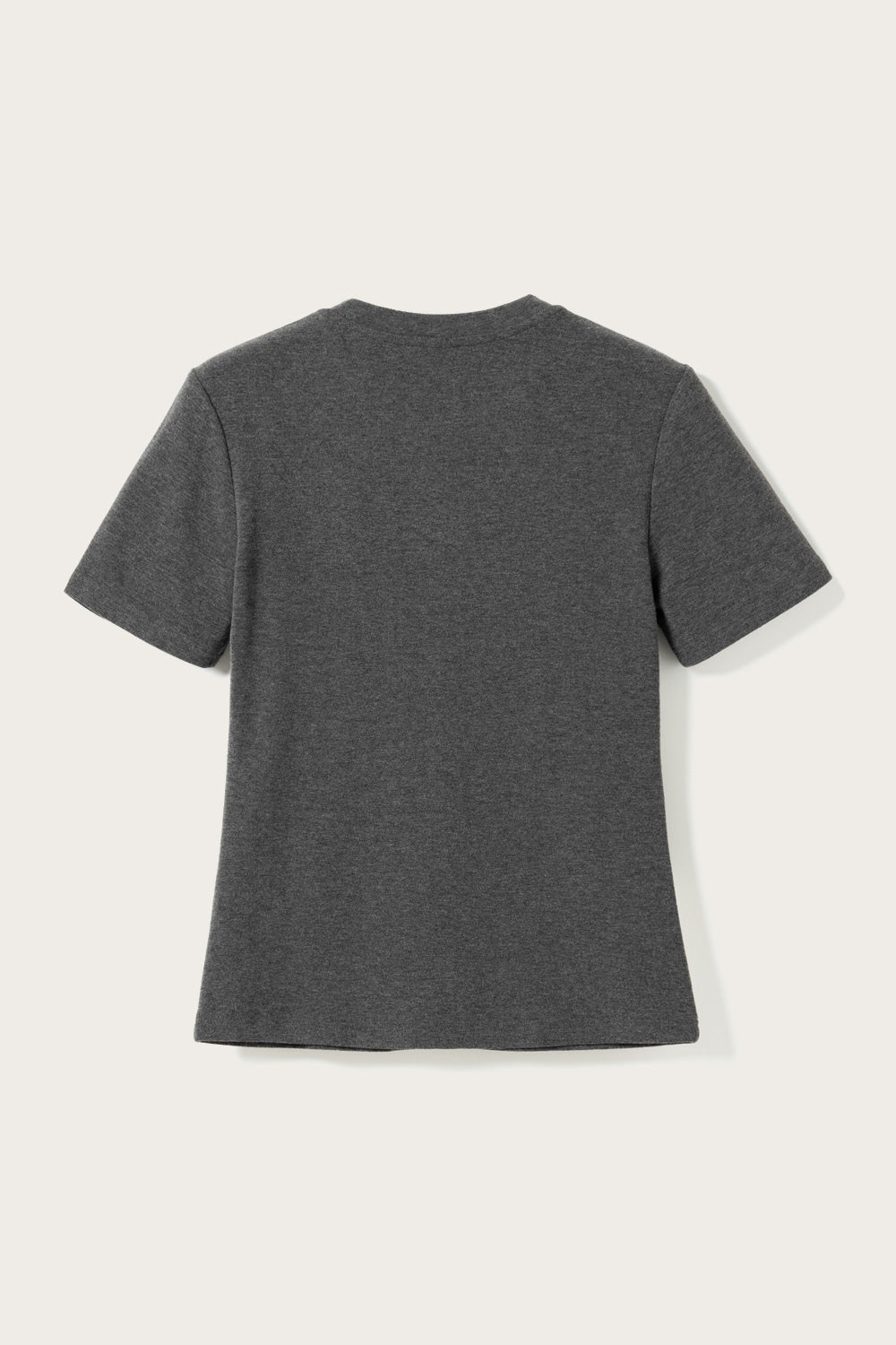 Lidie SS Top Dark Grey Melange