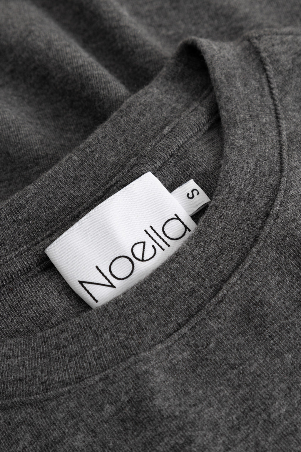Lidie SS Top Dark Grey Melange