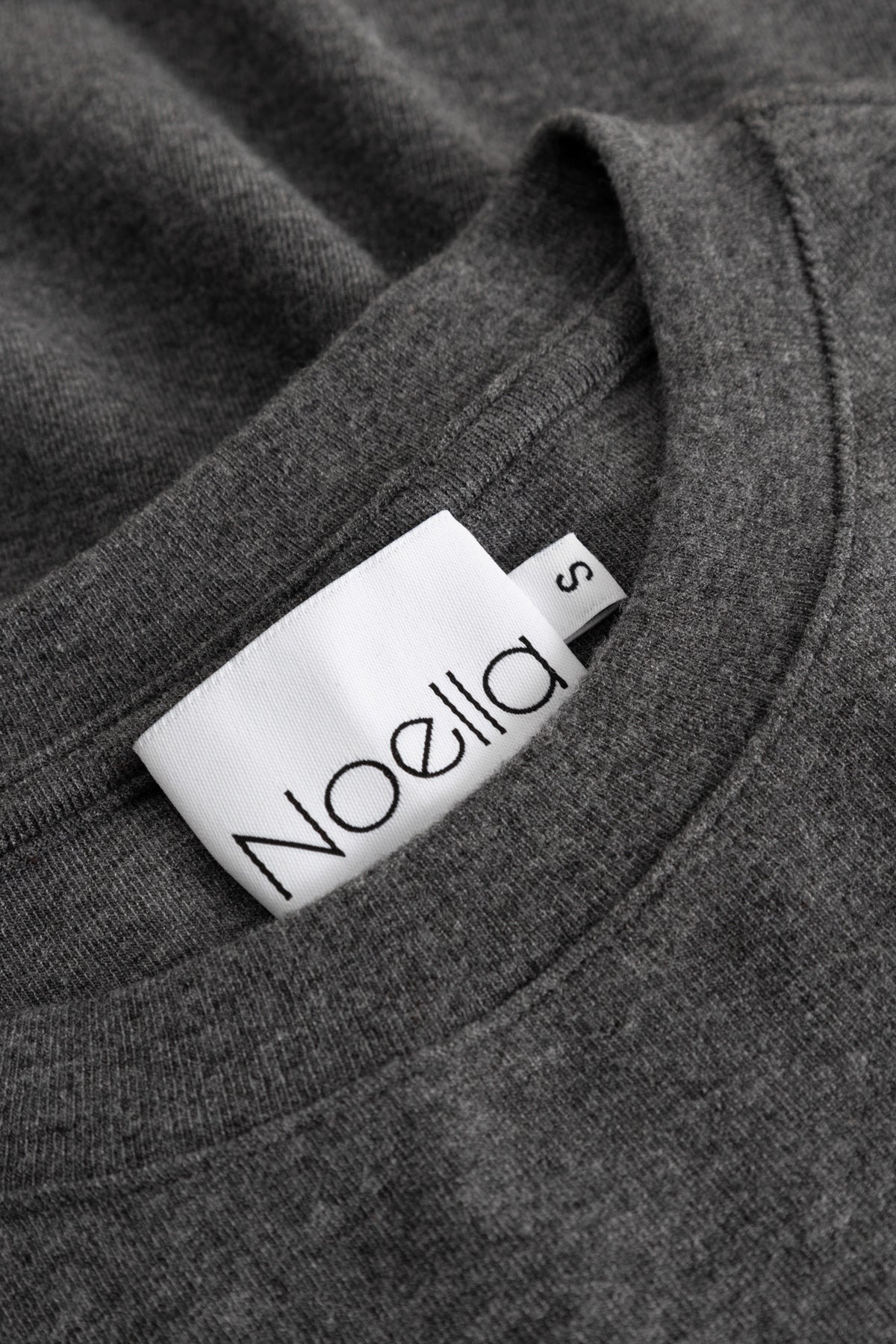 Lidie SS Top Dark Grey Melange