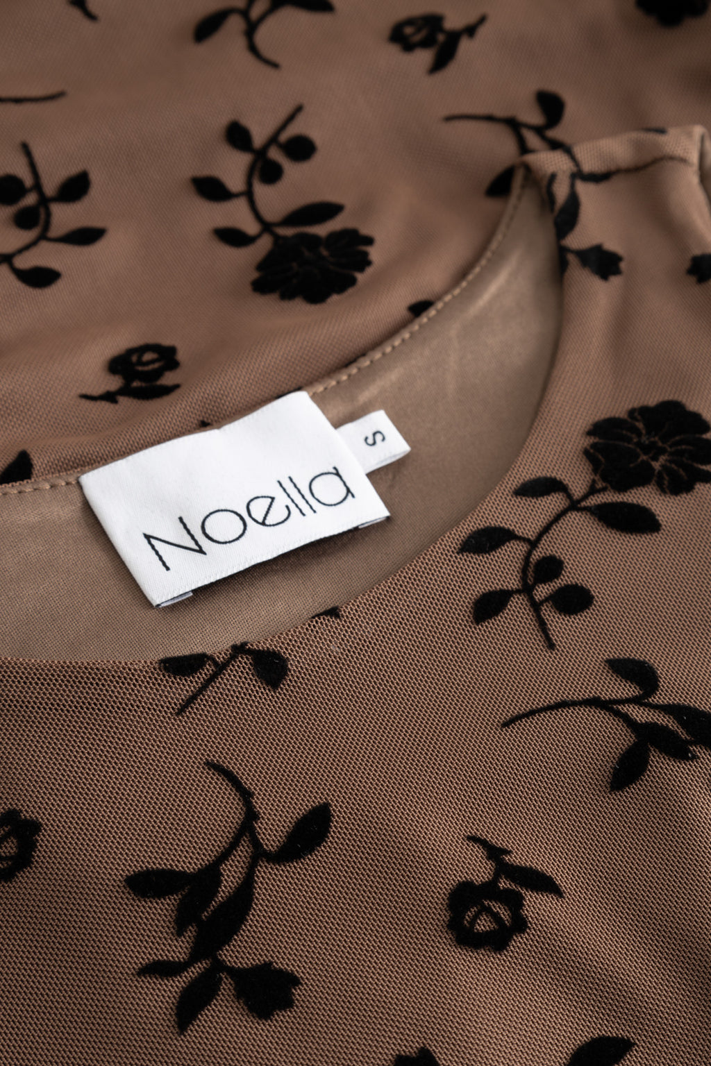 Leanna Dress Clarity Morel Print