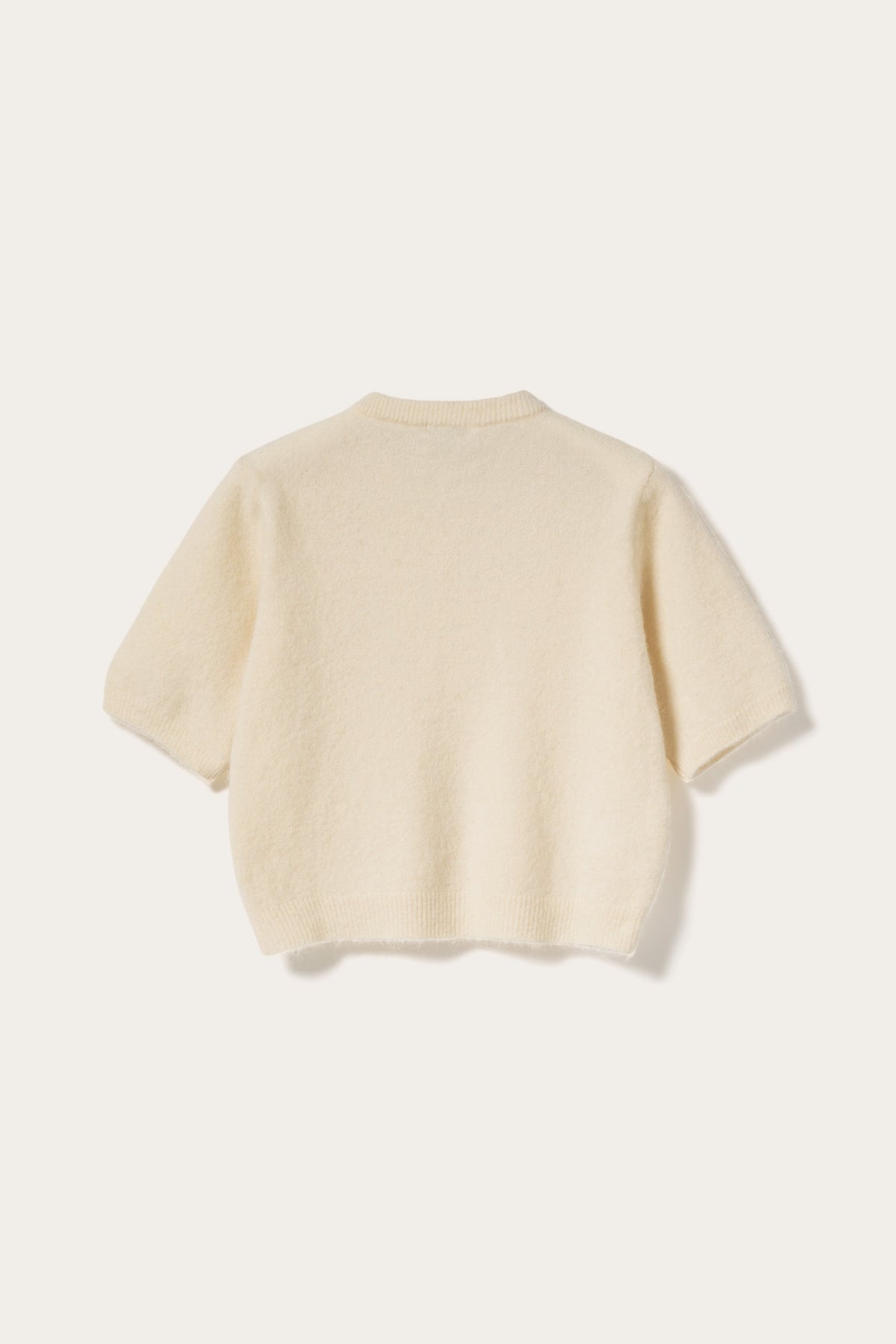 Kae SS Knit Cardigan Oyster