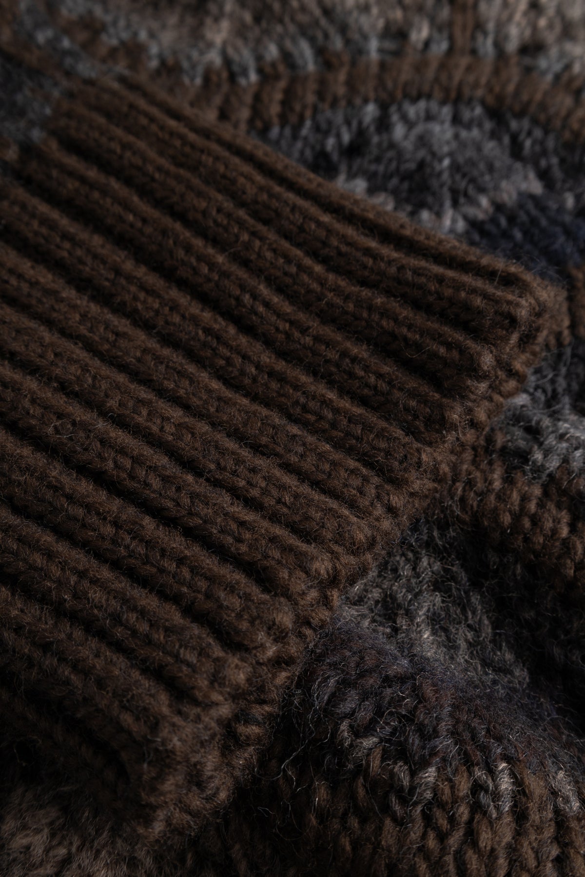 Latanna Knit Brown Multi