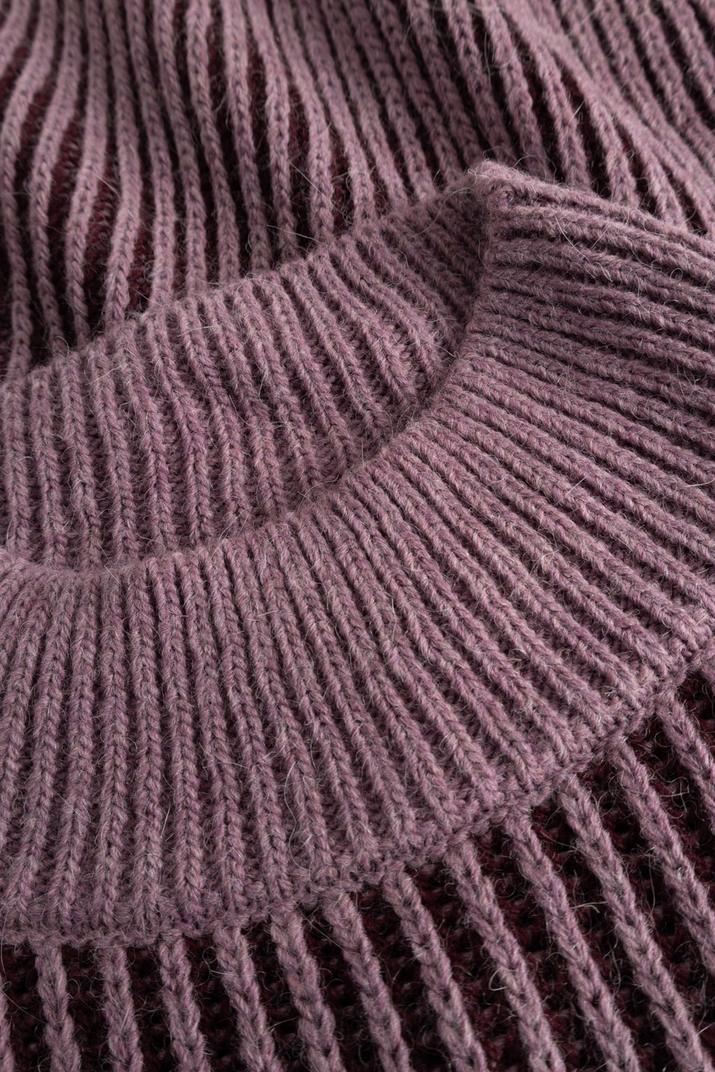 Lassie Knit Burgundy Rose