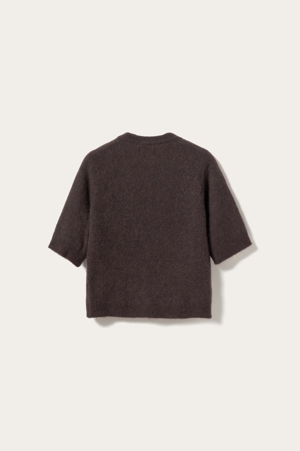 Kae SS Knit Cardigan Chocolate