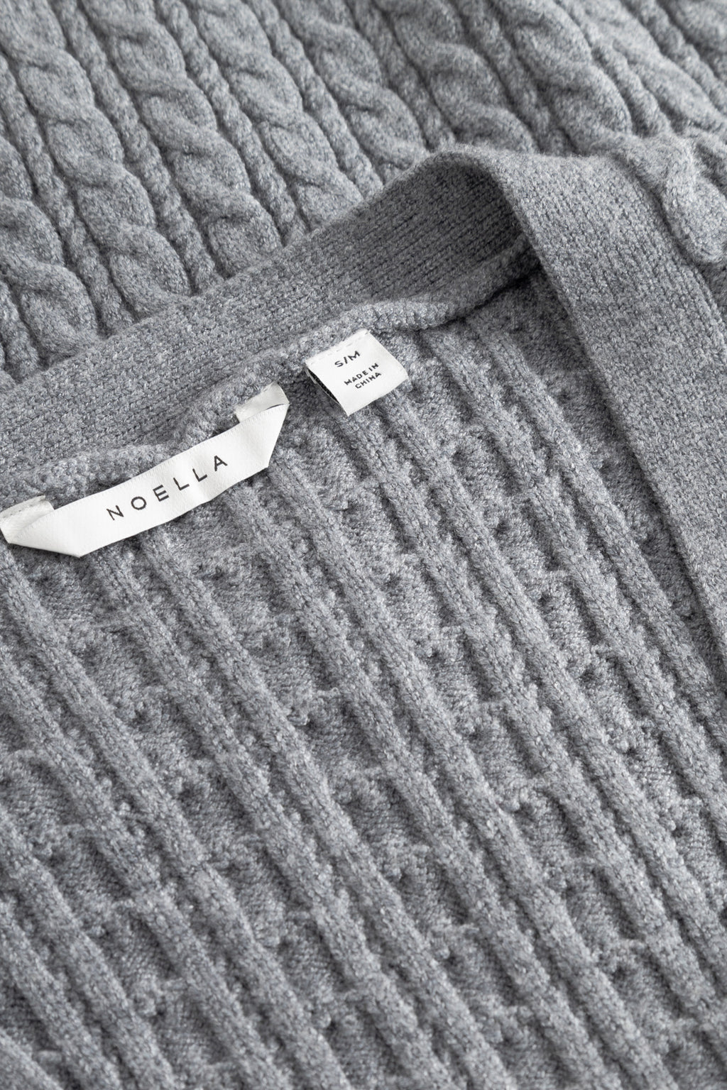 N-Lenyx Knit Cardigan Medium Grey Mel