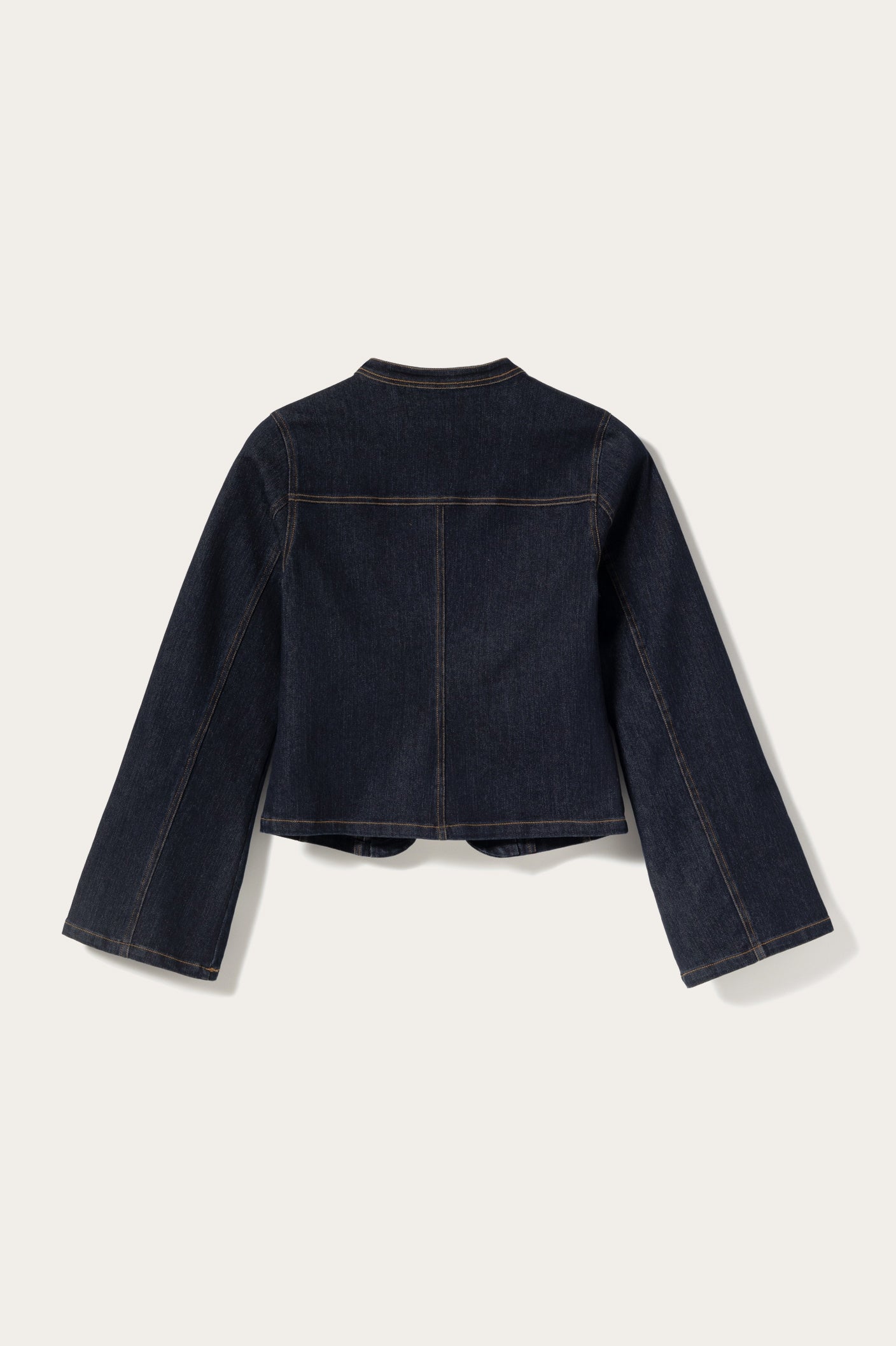 N-Mazie Jacket Blue Unwashed