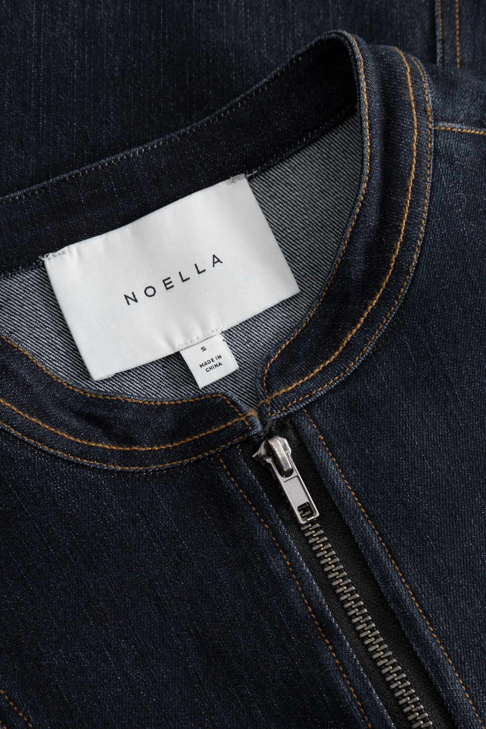 N-Mazie Jacket Blue Unwashed