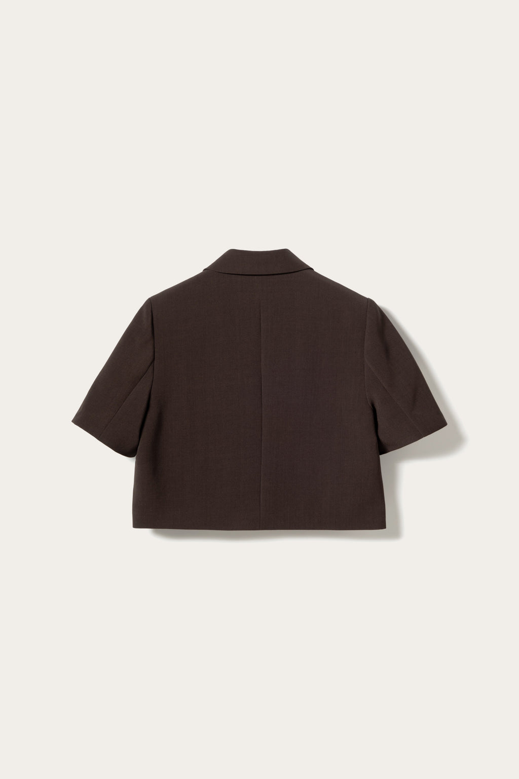 N-Leanne Crop Blazer Chocolate