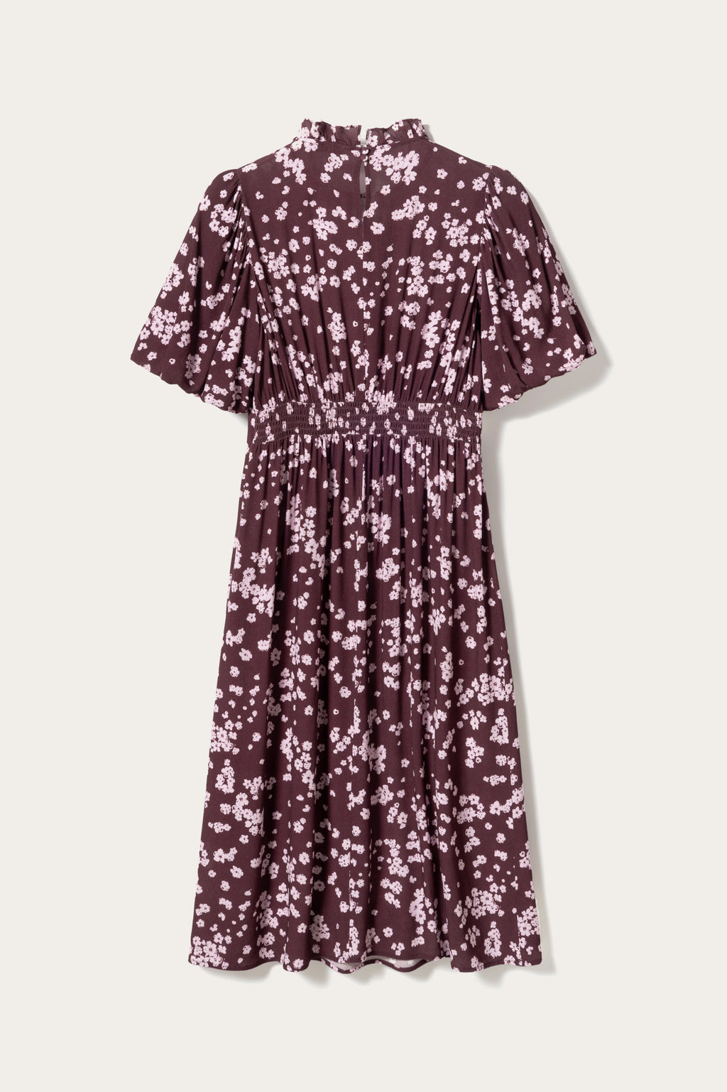 N-Ruth Dress Deja Burgundy Print