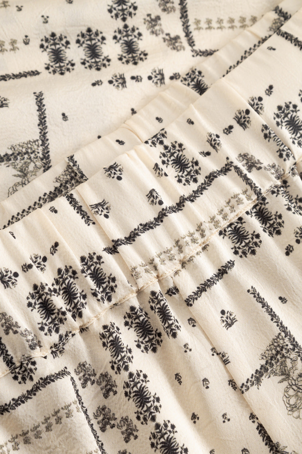 N-Kameron MW Pants Dolly Ivory Print