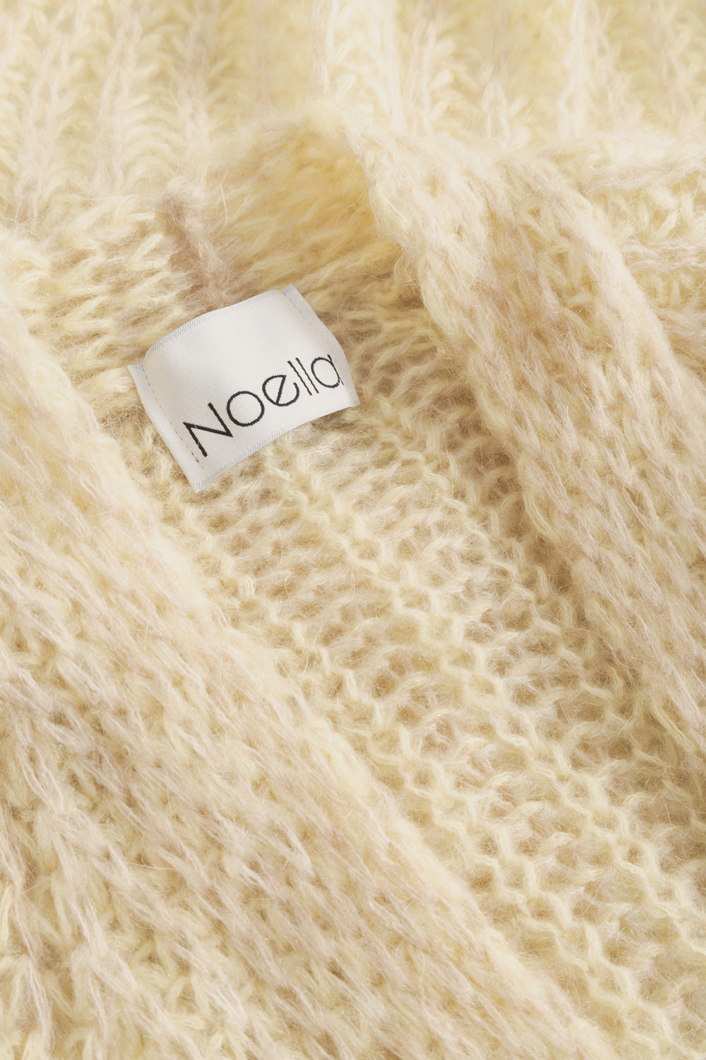 Liana Knit Cardigan Butter Yellow/Cream