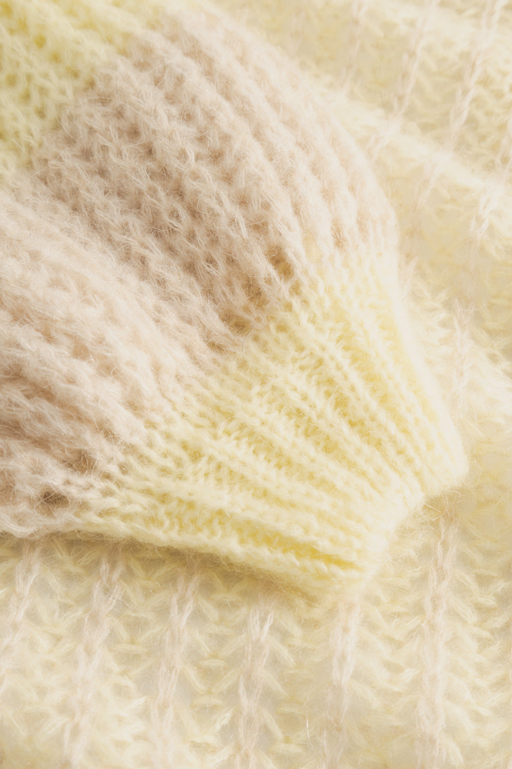 Liana Knit Cardigan Butter Yellow/Cream