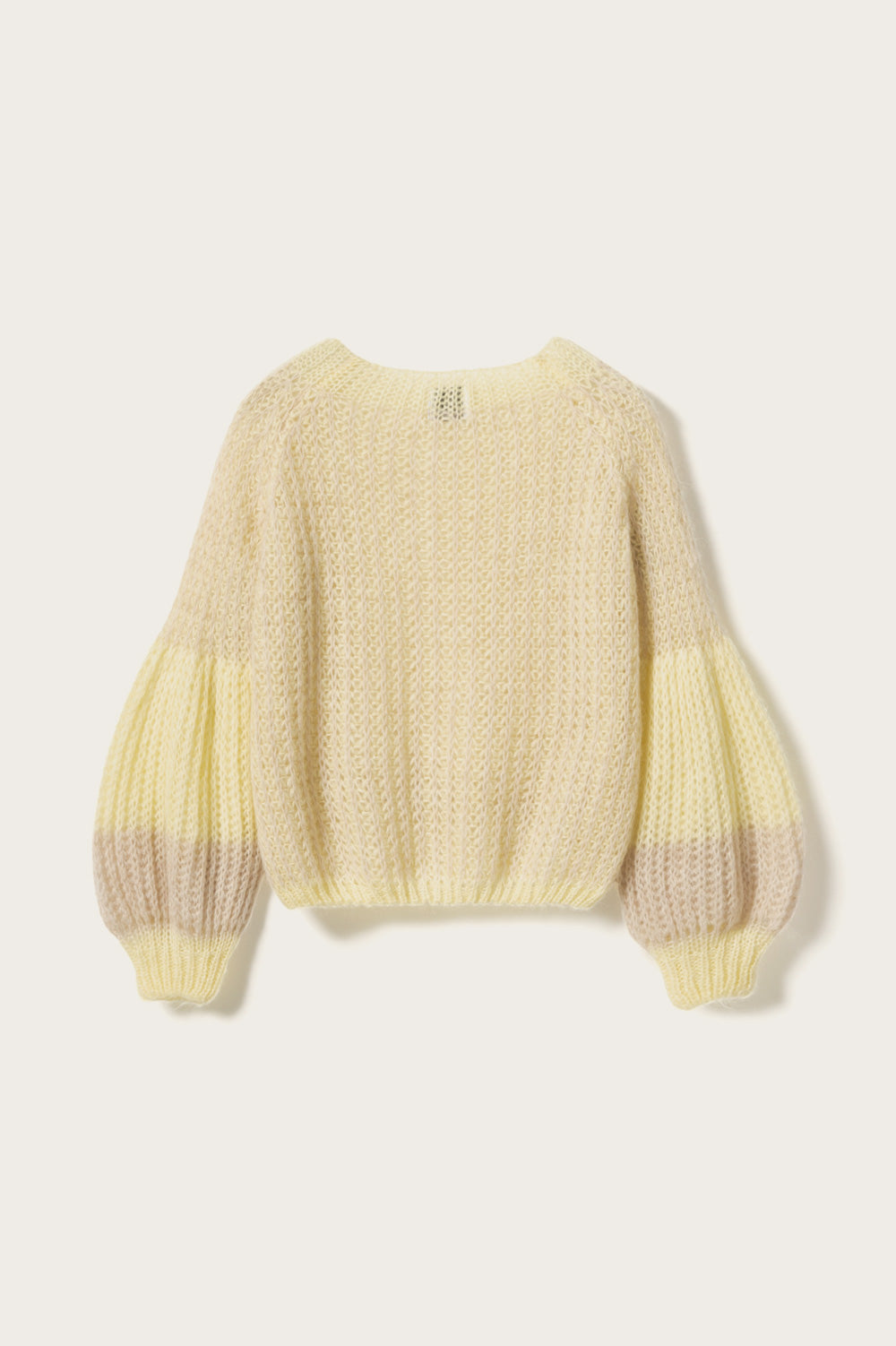 Liana Knit Sweater Butter Yellow/Cream