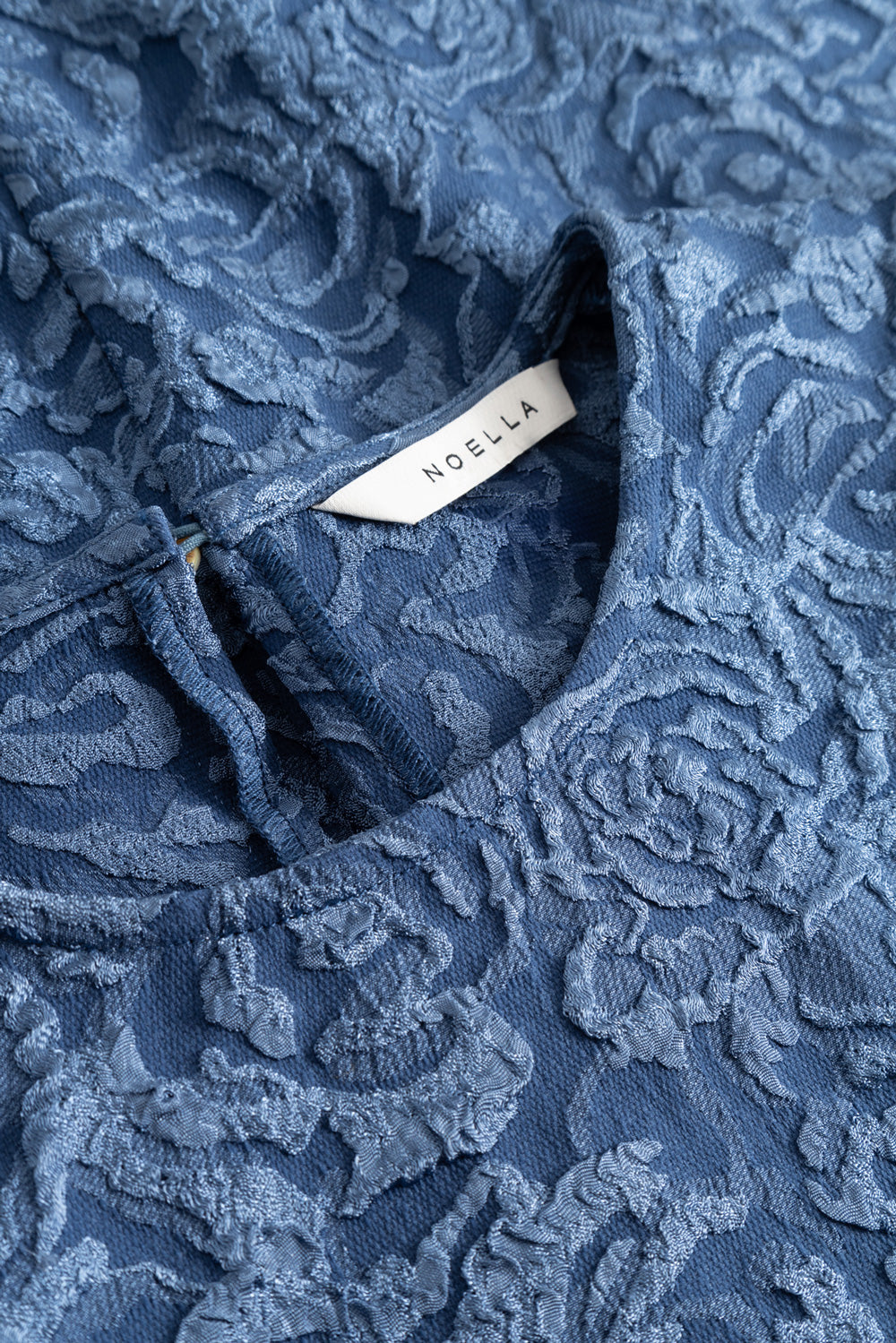 N-Shelly Blouse Dusty Blue