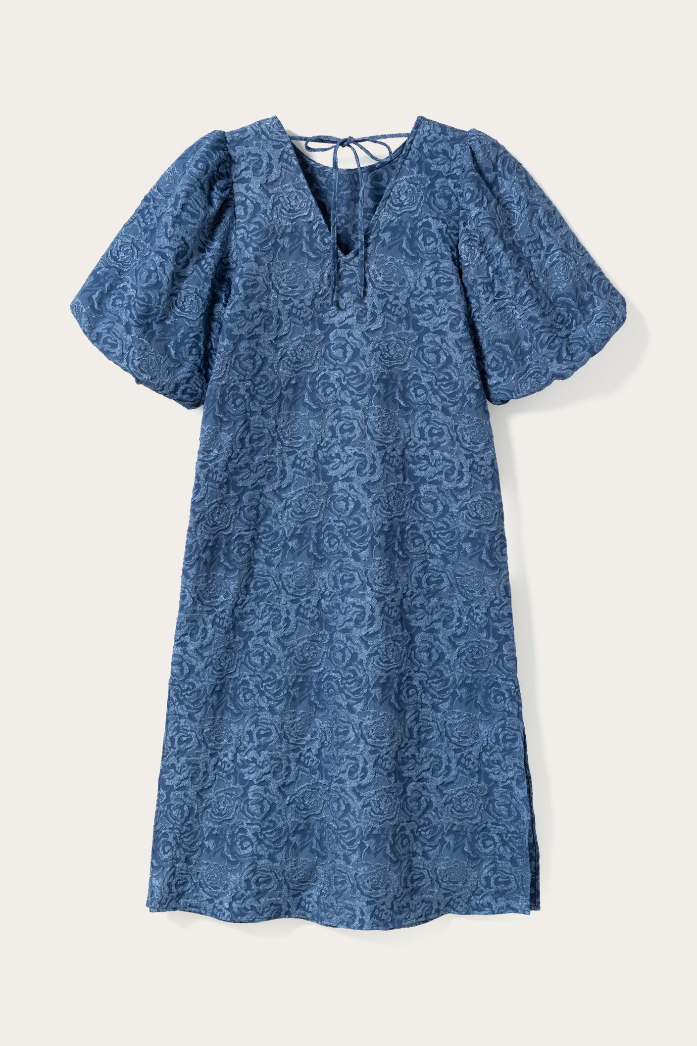 N-Pastis Long Dress Dusty Blue