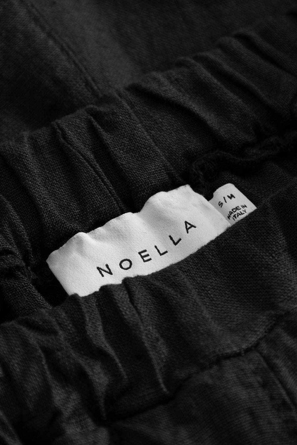 Layne Linen Shorts Black