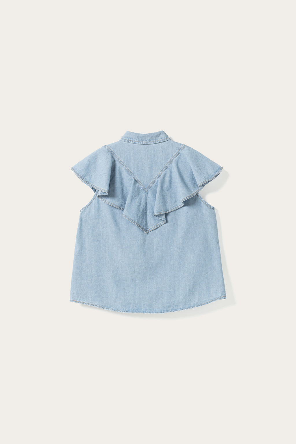 N-Micaela SS Shirt Light Wash