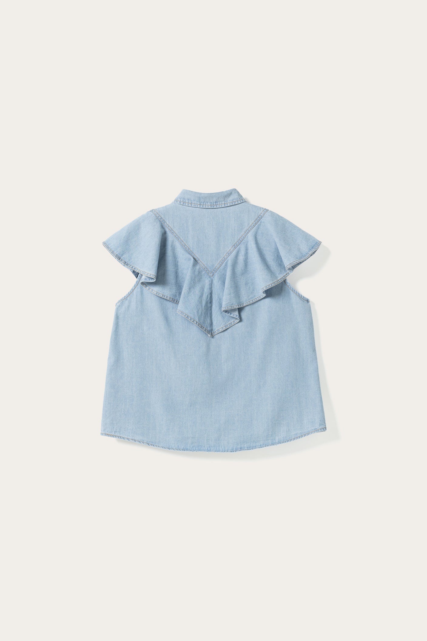N-Micaela SS Shirt Light Wash