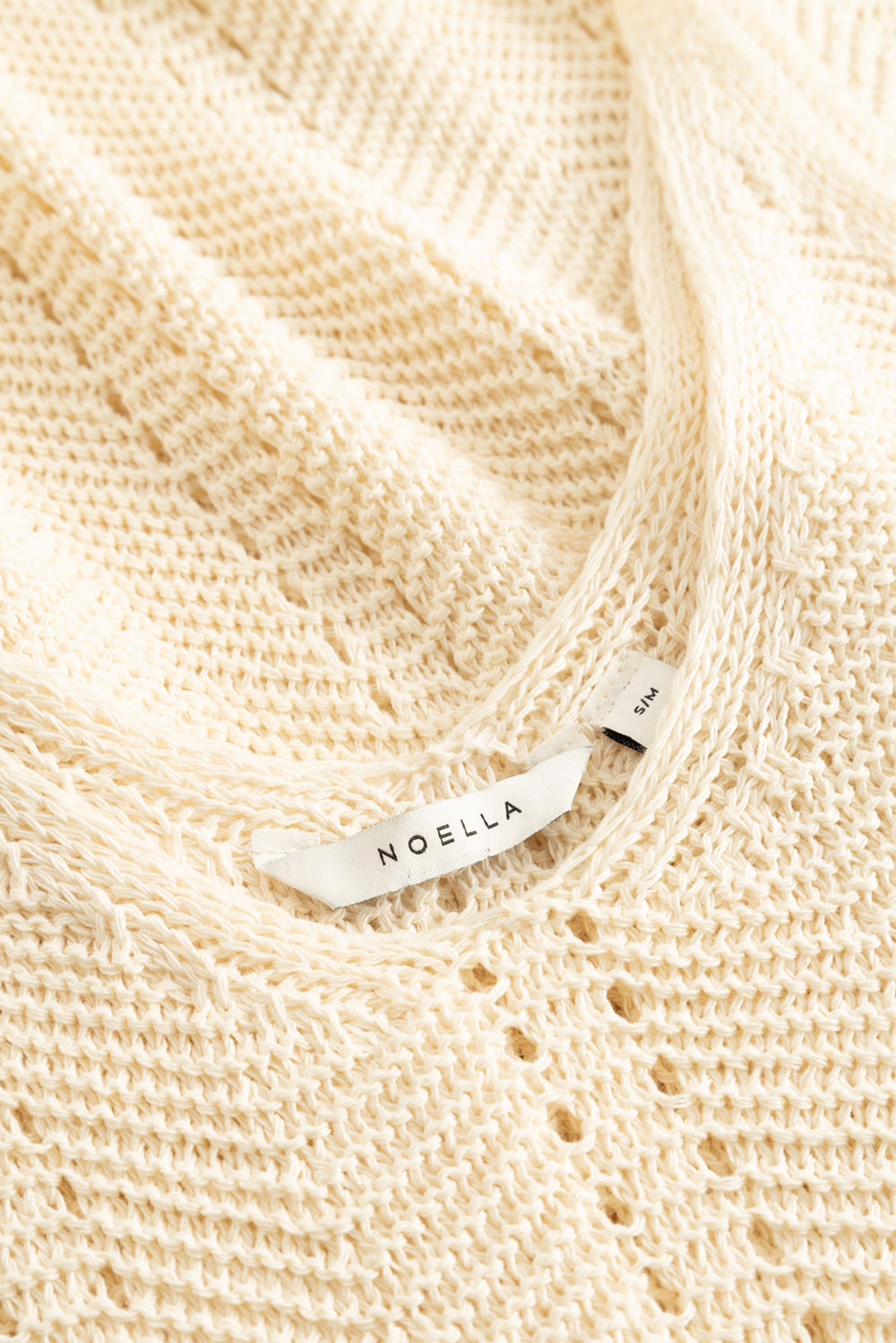 N-Marissa Knit Dress Offwhite