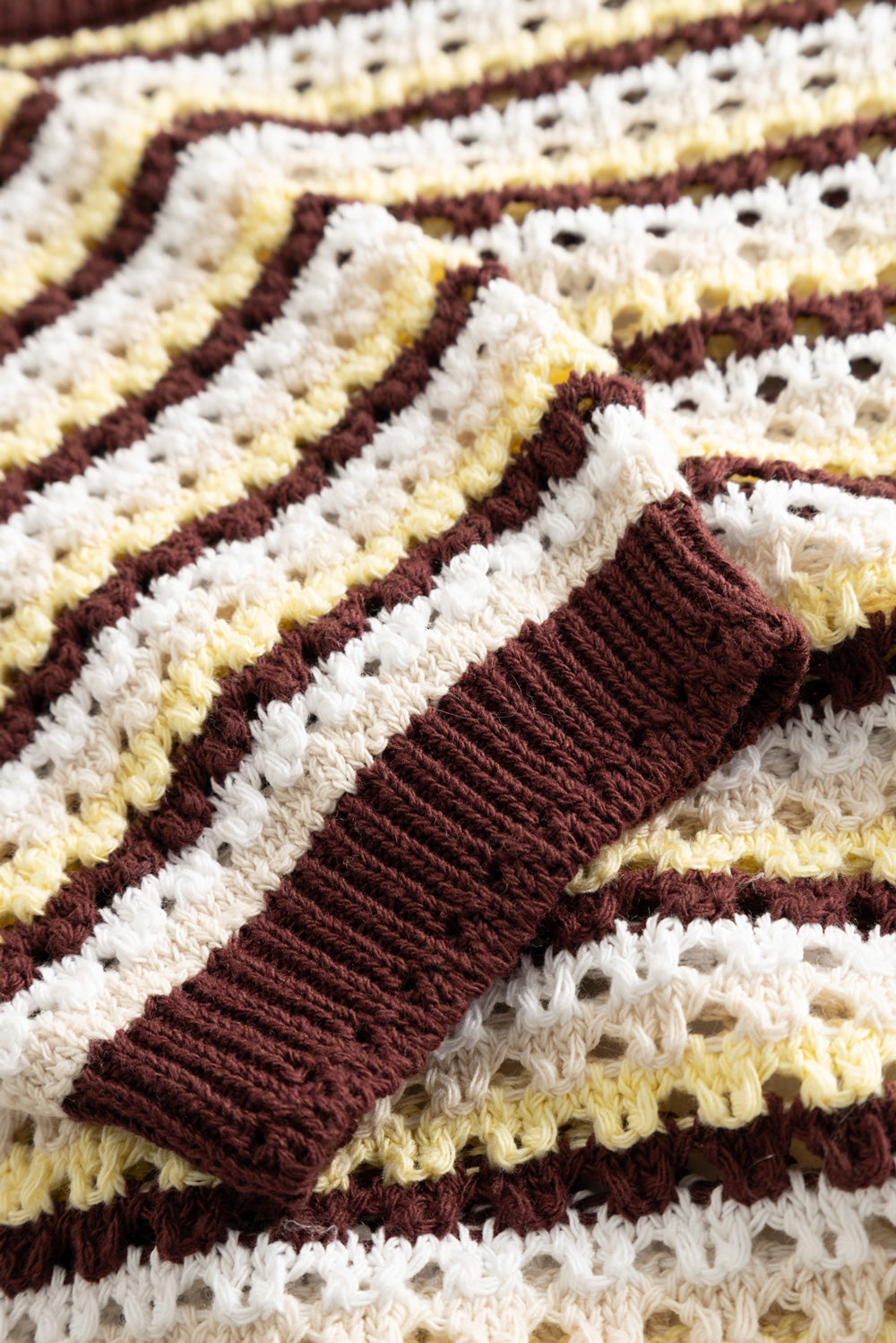 N-Maylin Knit Dinah Brown Stripe