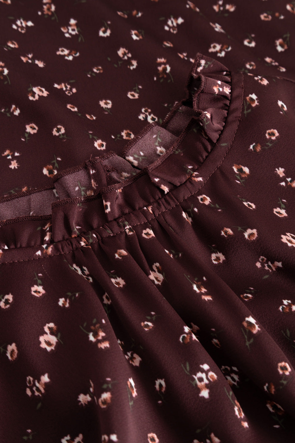 N-Ruth Dress Dwyn Burgundy Print