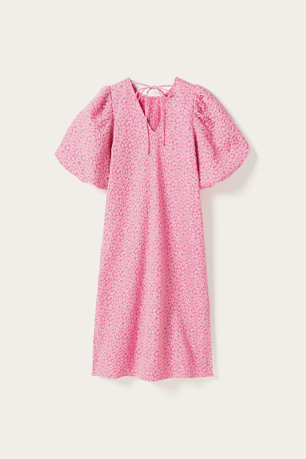 Reno Pastis Long Dress Bright Pink