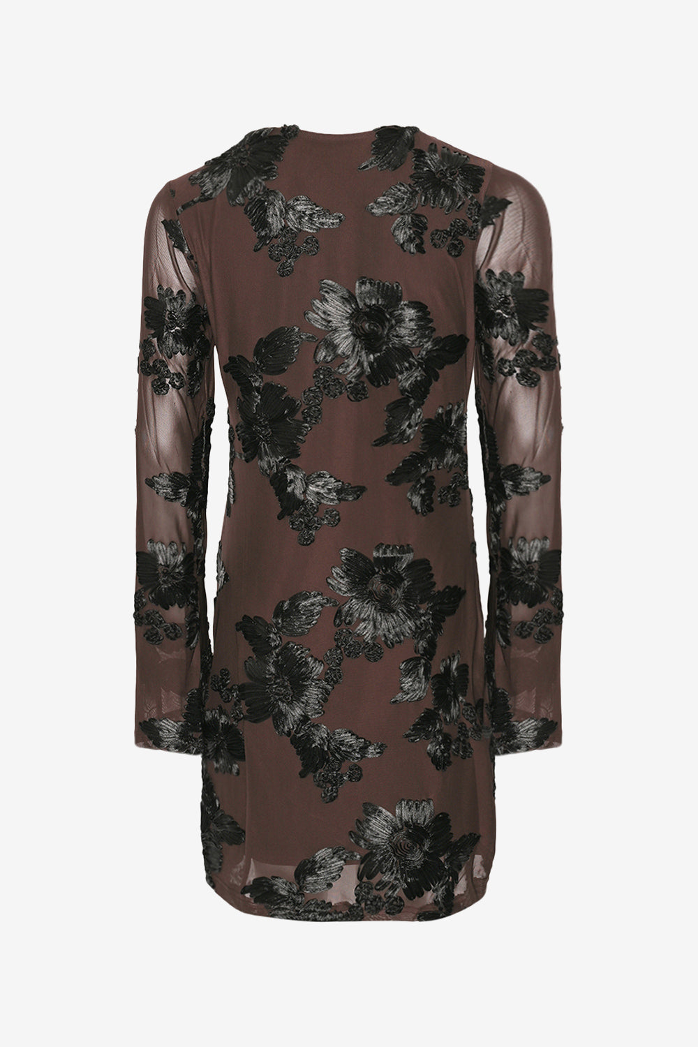 Joanette Dress Chocolate Black