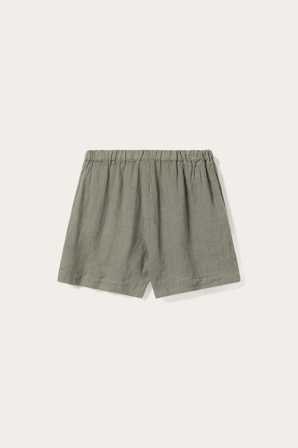 Layne Linen Shorts Green Leaf
