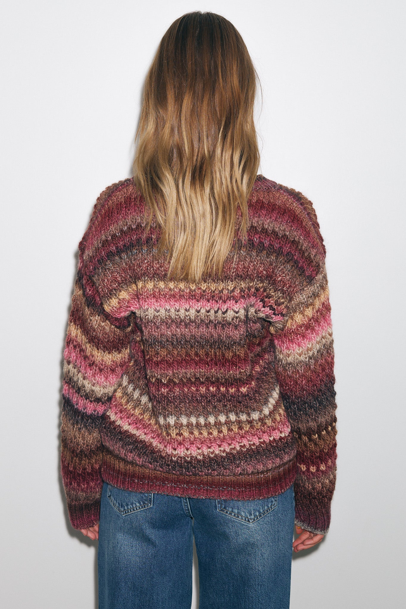 Gio Knit Sweater Rust Mix
