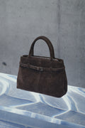 Macie Bag Real Suede Chocolate