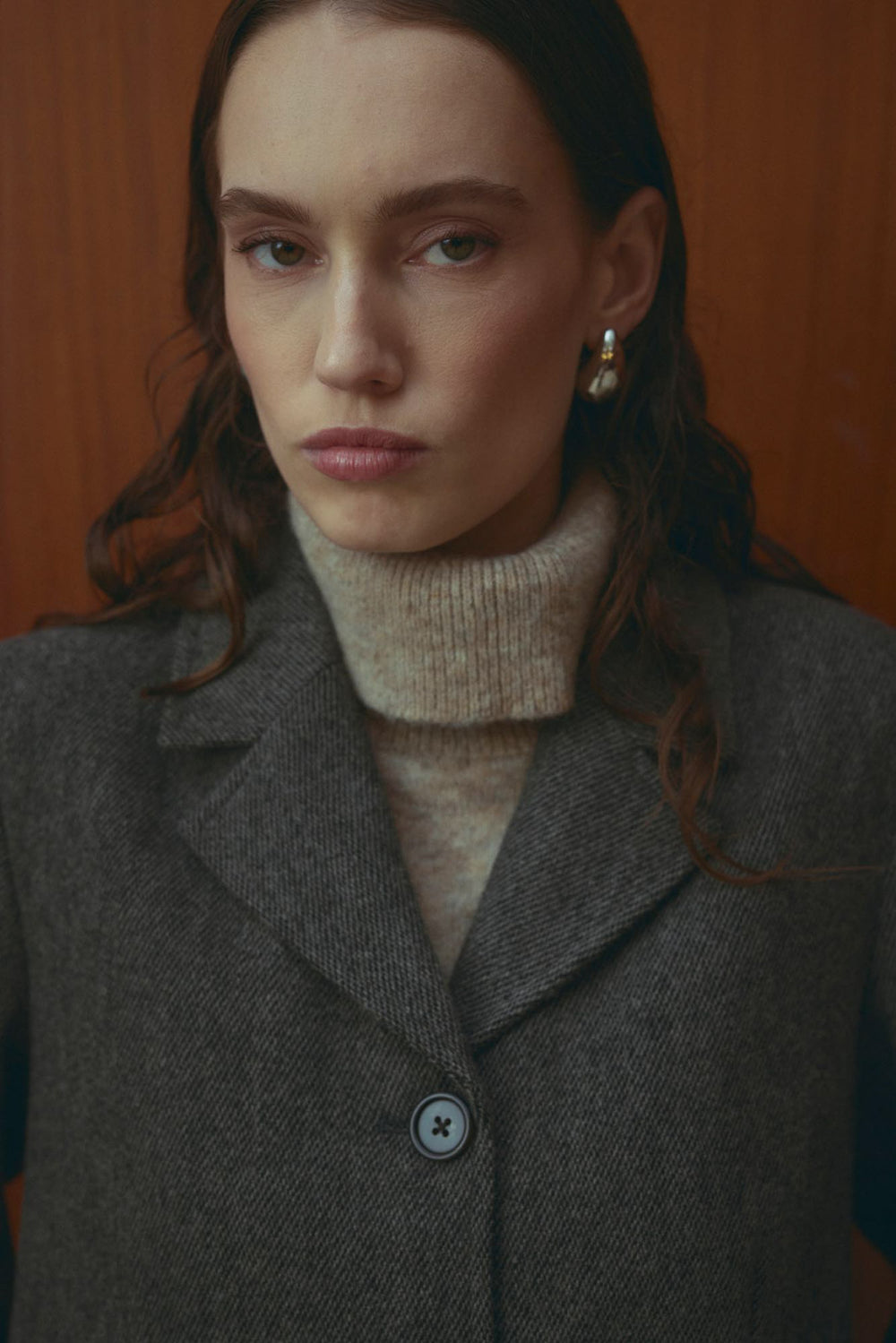 N-Laurica Jacket Grey Brown Mix