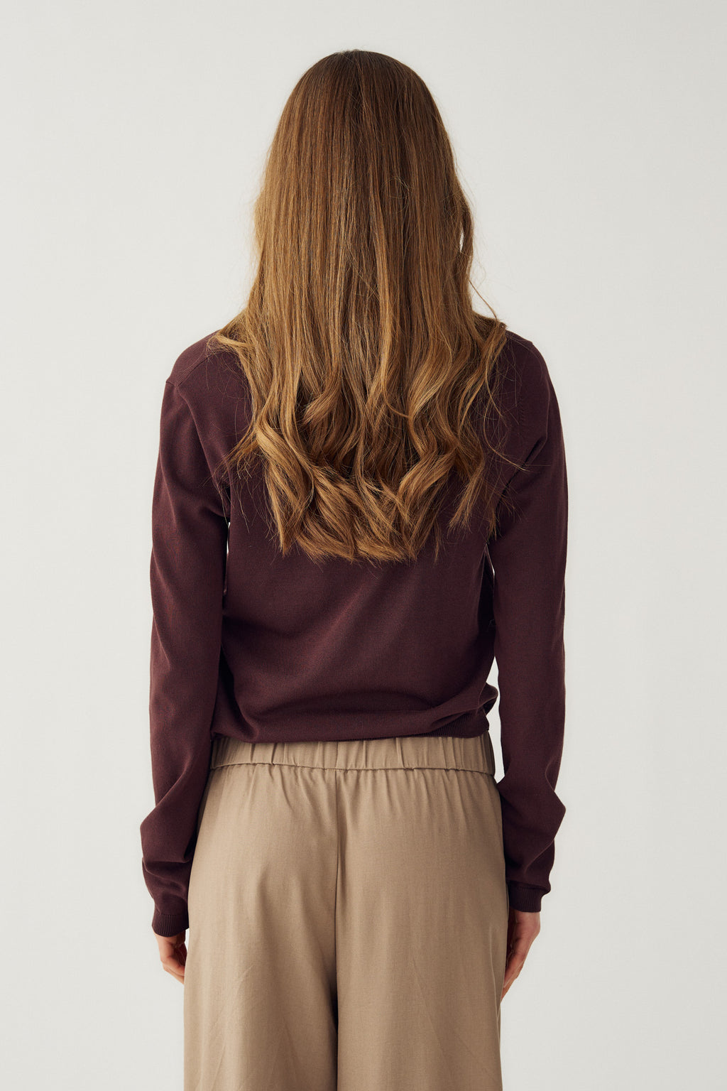 N-Marg Knit Cardigan Chocolate