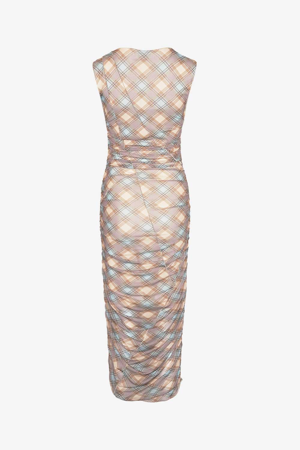Sutton Dress Pastel Check