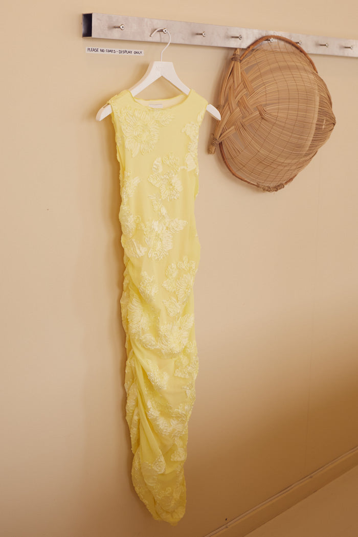 Lavinia Dress Butter Yellow
