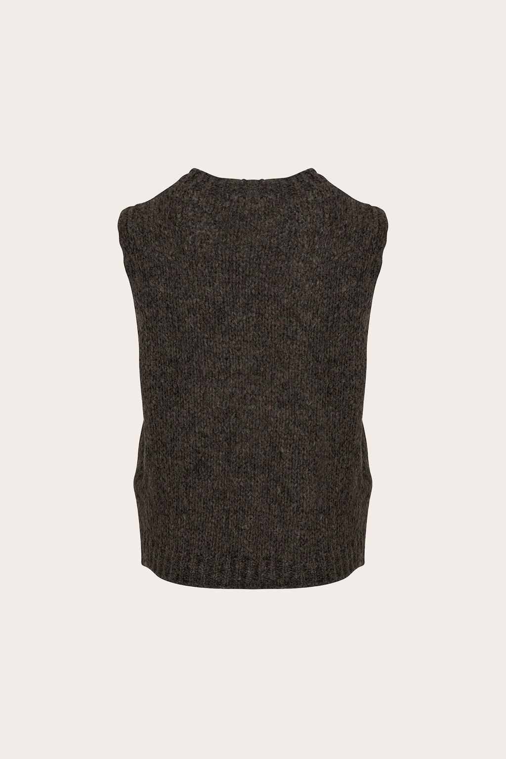 Kala Vest Uld Nature Brown