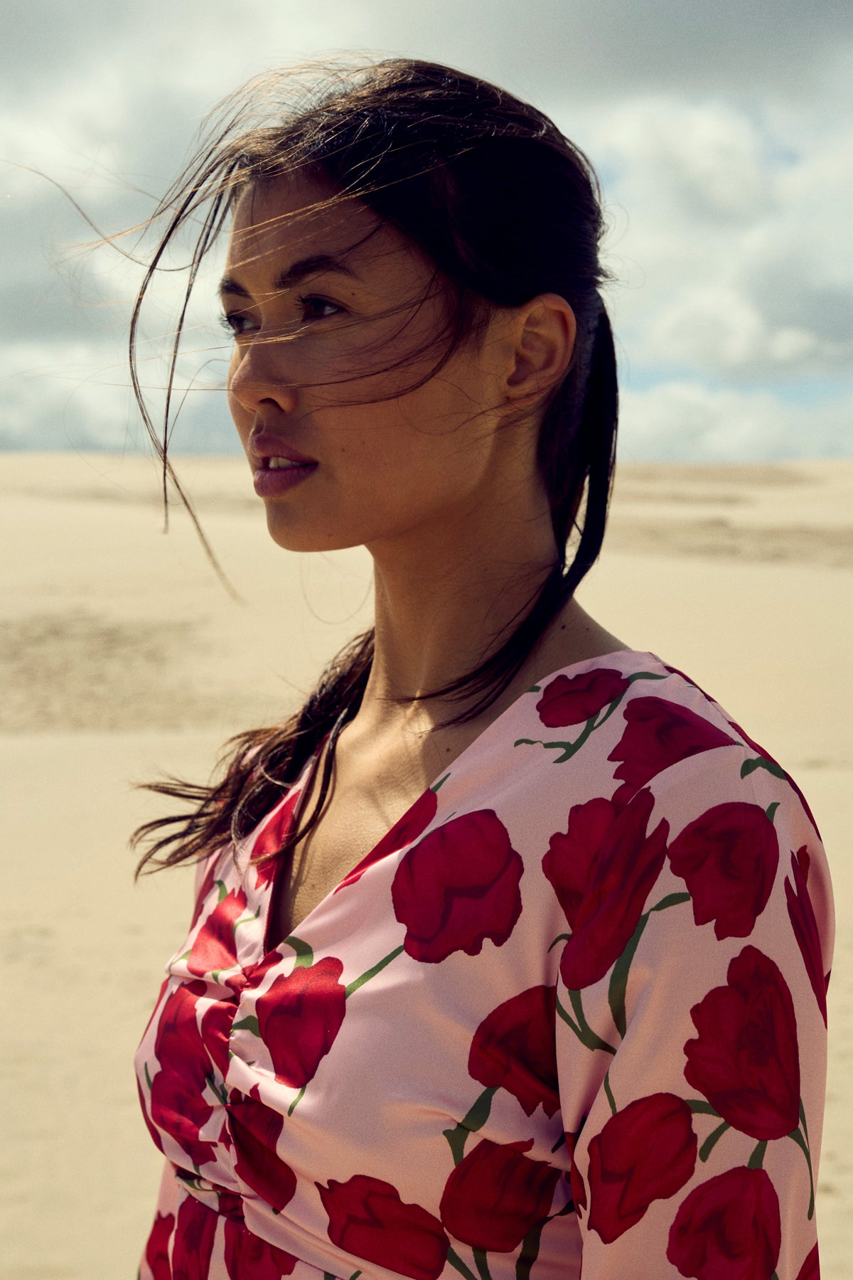 Kamey Dress Tulip Print