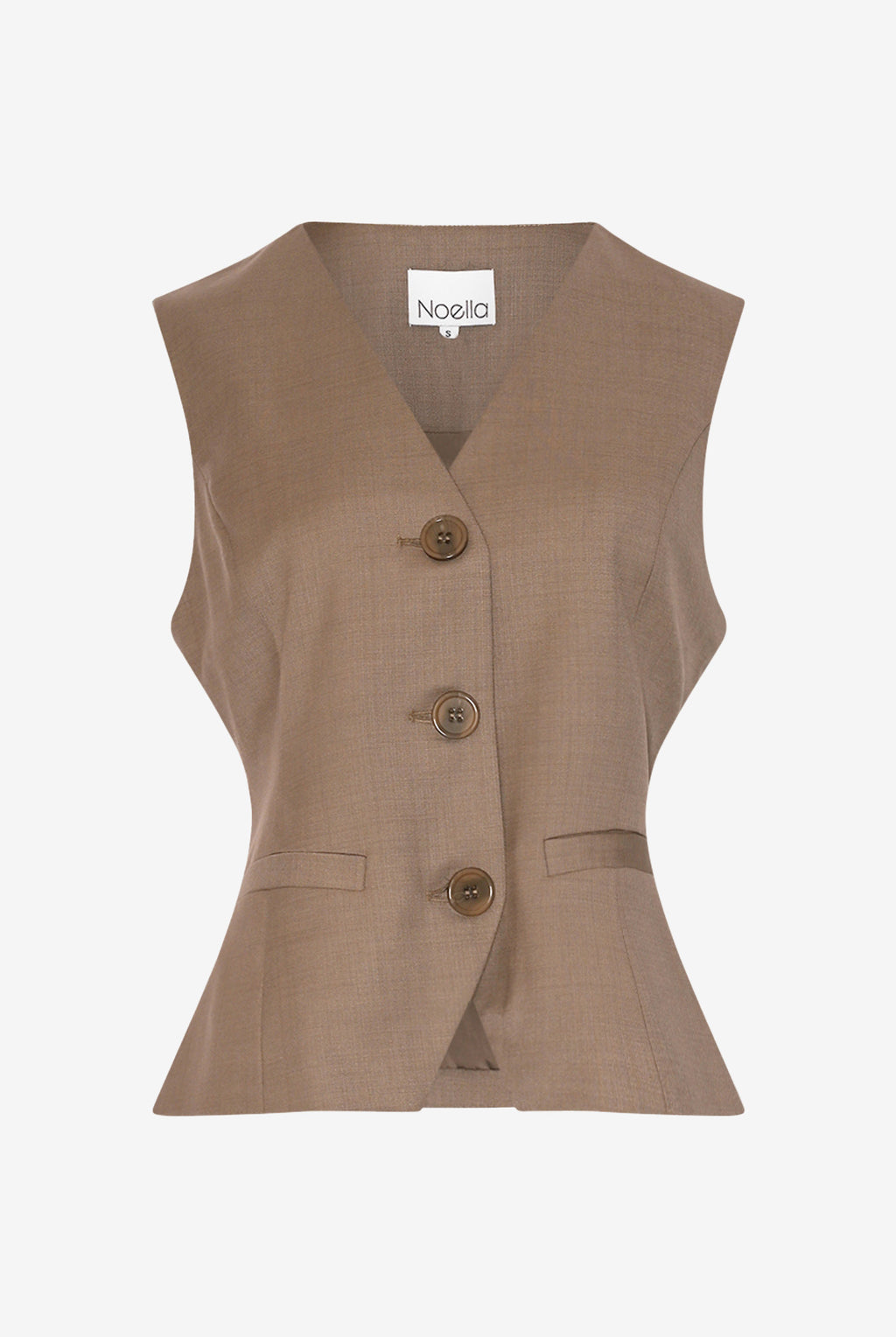 Kasaundra Vest Timber Brown