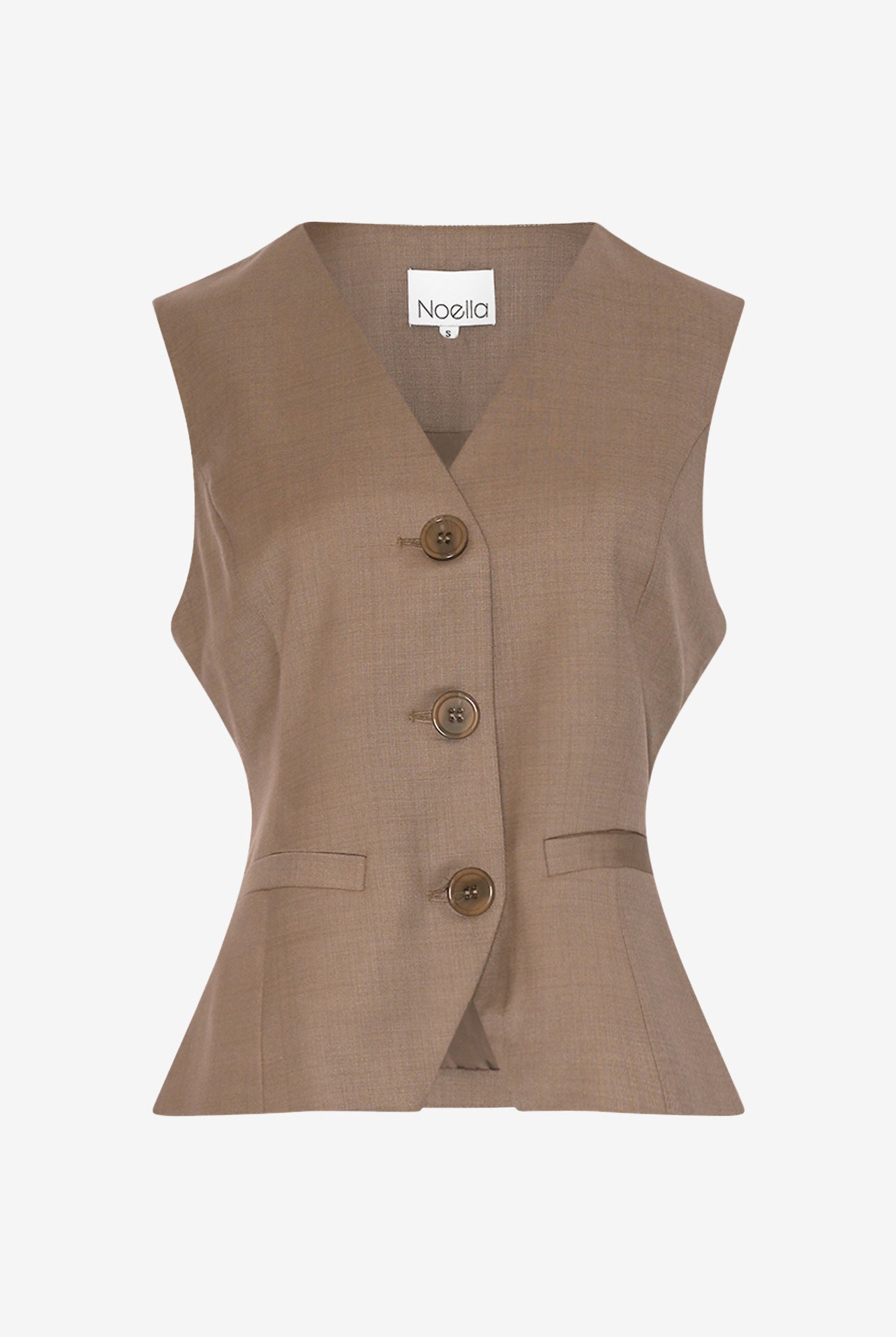 Kasaundra Vest Timber Brown