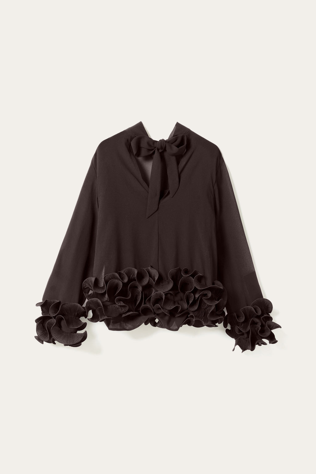 N-Latanietta Blouse Chocolate