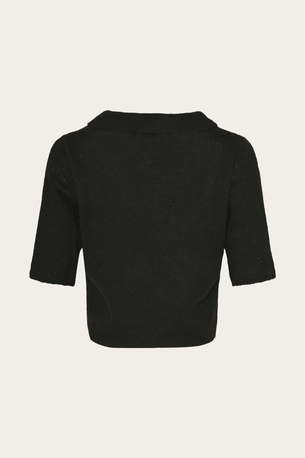 Levona Knit Polo Black