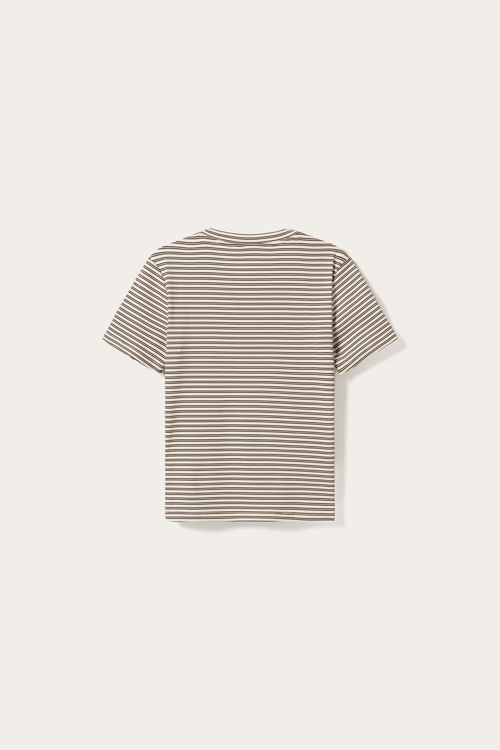 N-Lidie SS Top Offwhite Stripe