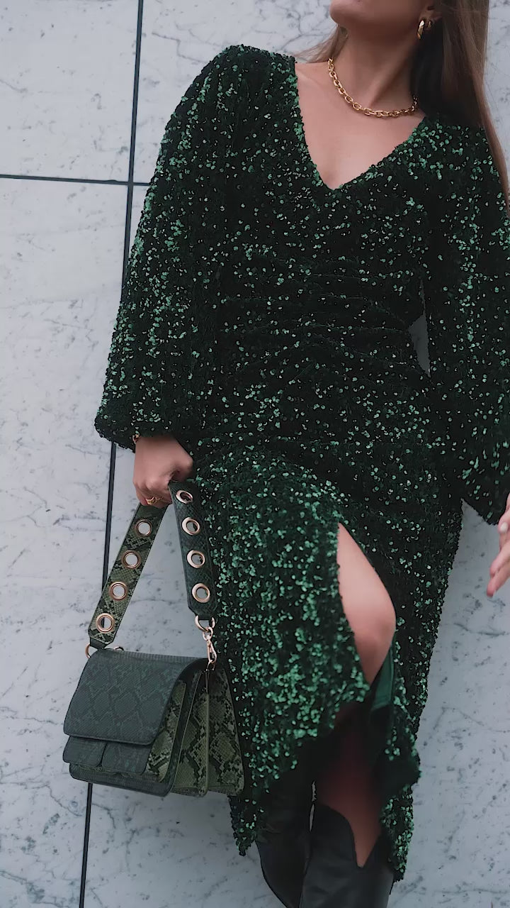 Teagan LG Dress Green