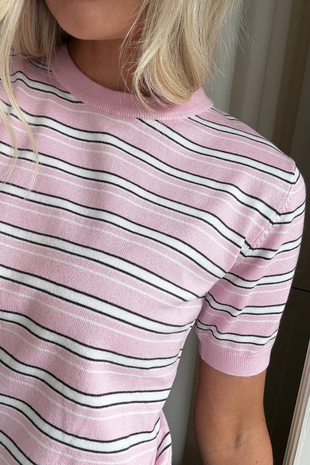 N-Muna Knit Dannia Pink Stripe