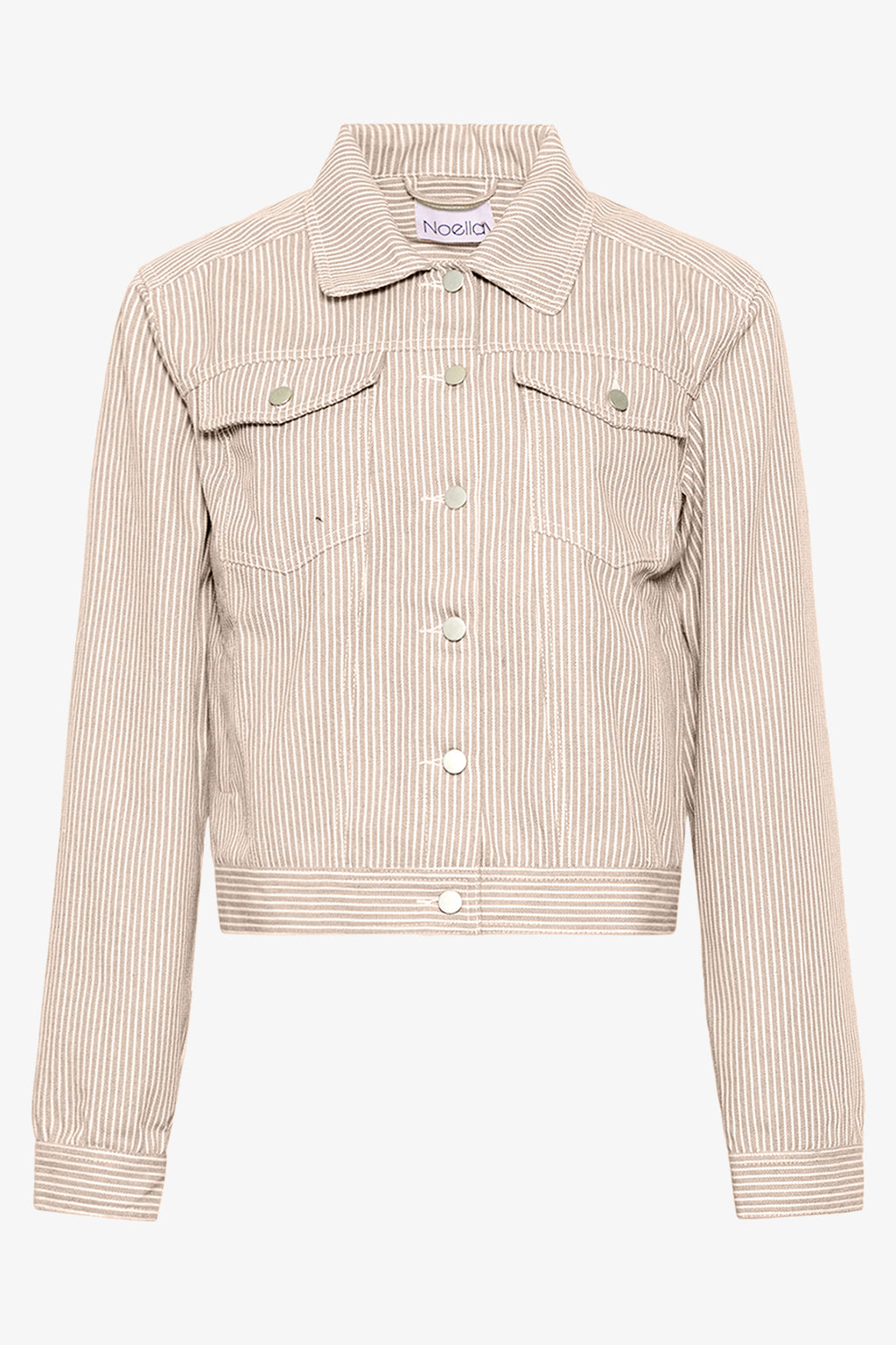 Noellas Sawyer Jacket Beige/White. Køb Jakker hos www.noellafashion.dk