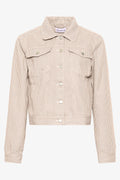 Noellas Sawyer Jacket Beige/White. Køb Jakker hos www.noellafashion.dk