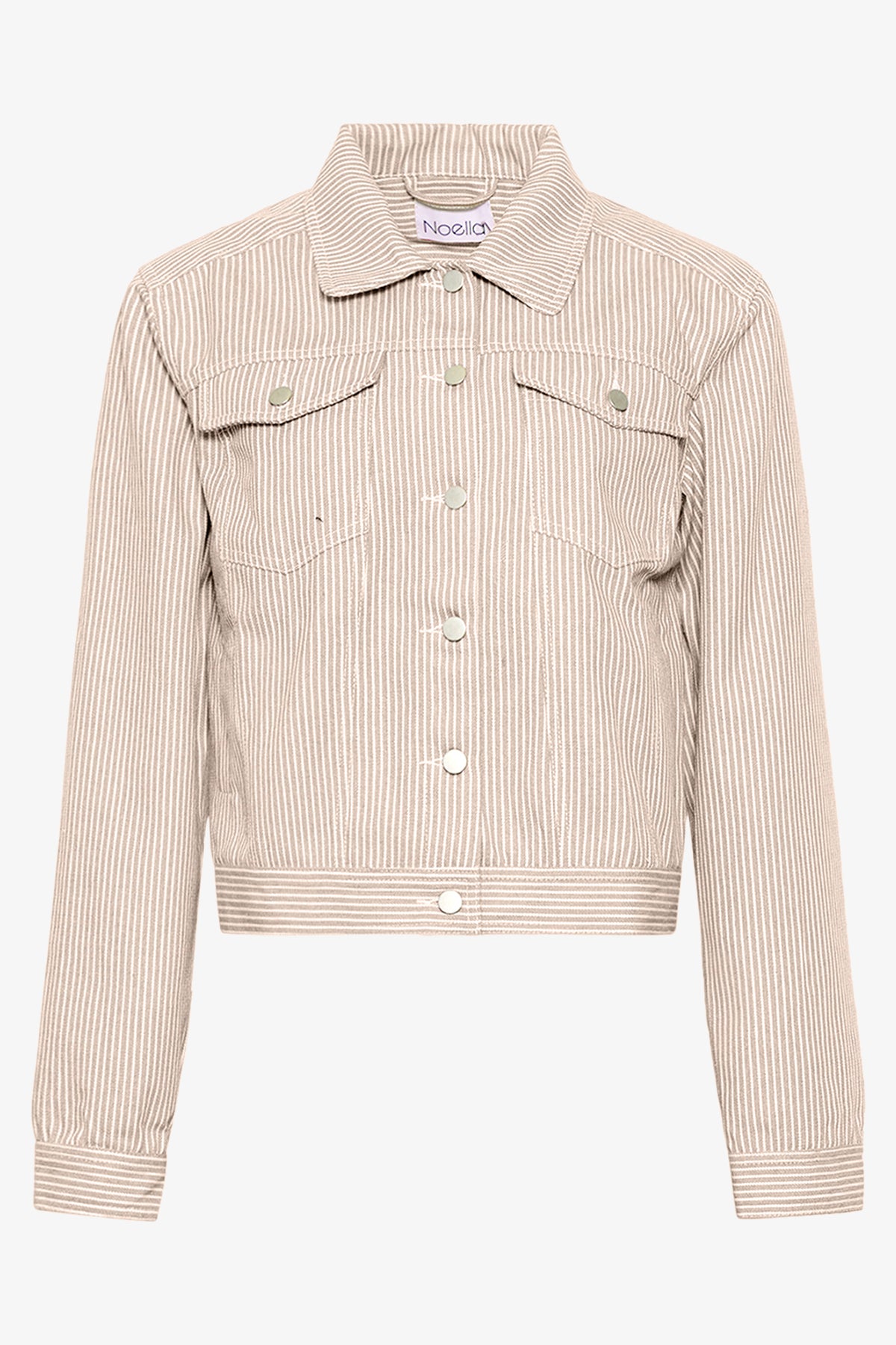 Noellas Sawyer Jacket Beige/White. Køb Jakker hos www.noellafashion.dk