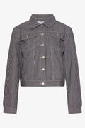 Noellas Sawyer Jacket Black/White Stripe. Køb Jakker hos www.noellafashion.dk