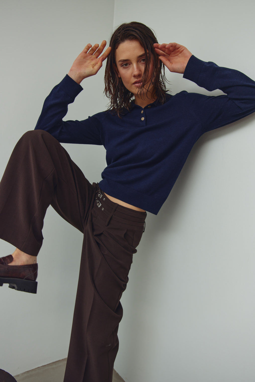 N-Maxine Knit Navy Blue