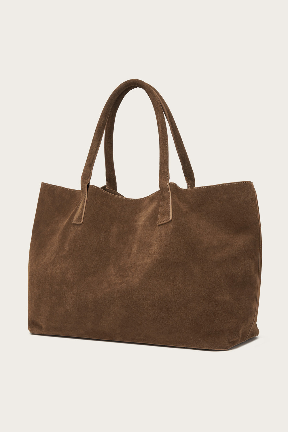 Mallory Bag Real Suede Chocolate Brown